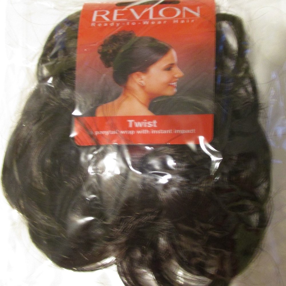 REVLON TWIST BROWN PONY TAIL HAIR WRAP EXTENSION
